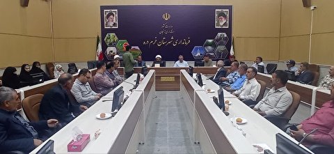 برگزاری همایش مشترک توجیهی رابطین و خادمین ستاد عتبات و موکب های اربعین شهرستان خرمدره