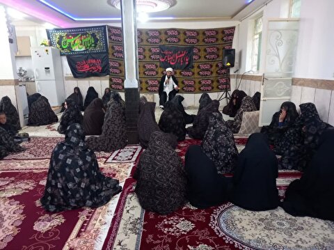 معرفی و تبلیغ ستاد در جلسات مذهبی بانوان روستاهای زنجان