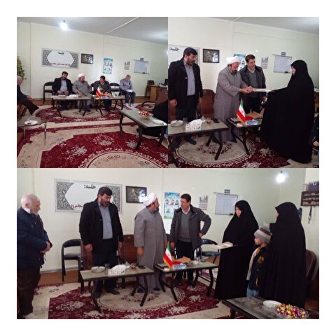 جلسه توجیهی ستاد بازسازی عتبات عالیات شهرستان خدابنده در بخش سجاسرود