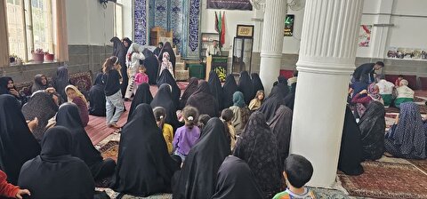 اهالی روستای سهند علیا شهرستان ماهنشان ، میزبان پرچم متبرک حرم مطهر امام حسین(ع)