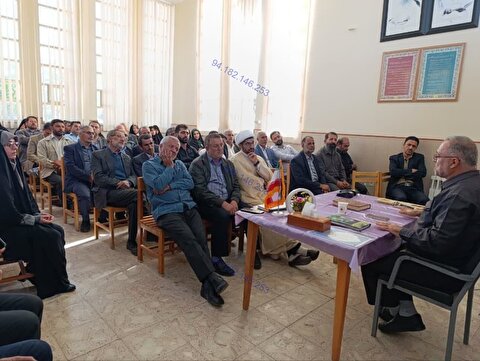 برگزاری جلسه هماهنگی و توجیهی رابطین ستاد توسعه و بازسازی عتبات عالیات بخش انگوران شهرستان ماهنشان