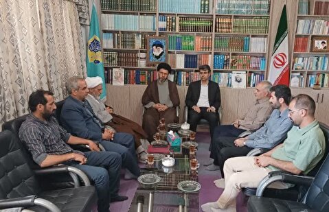 دیدار اعضای هیئت امنای موکب حضرت رقیه(س) بخش باغ حلی-گوزلدره با مسئولین شهرستان سلطانیه
