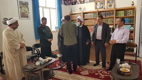 برگزاری جلسه تکریم و معارفه مسئول ستاد توسعه و بازسازی عتبات عالیات شهرستان طارم