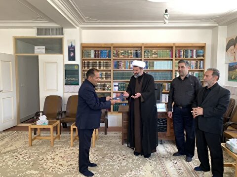 برگزاری جلسه معارفه مسئول ستاد توسعه و بازسازی عتبات عالیات شهرستان ایجرود