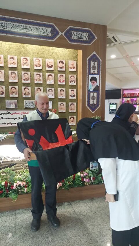 عیادت خادمان ستاد از بیماران بستری در بیمارستان بهمن زنجان