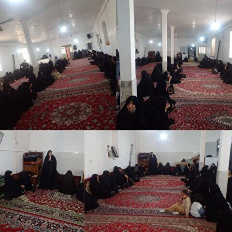 مراسم ایام فاطمیه و معرفی ستاد بازسازی عتبات عالیات 