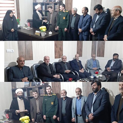 دیدار مسئولین عتبات عالیات شهرستان خدابنده با امام جمعه محترم نوربهار 