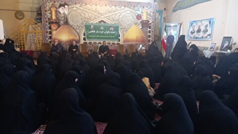 برگزاری نشست تیرماه هیئت بانوان حرم ساز فاطمی زنجان با یادبود امام شهید